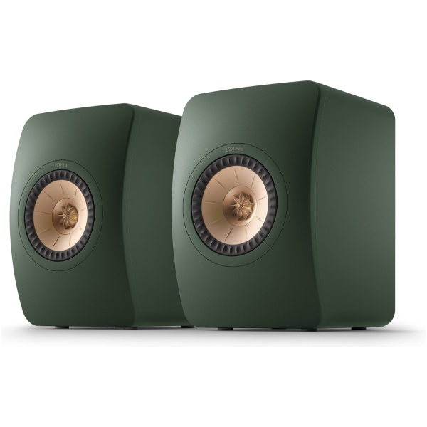 LS50Meta Moss Green Pair Front 1