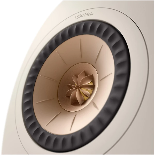 LS50Meta_Sand Shell_Details_UniQ KEF LS50 Wireless II Actieve Boekenkast luidspreker