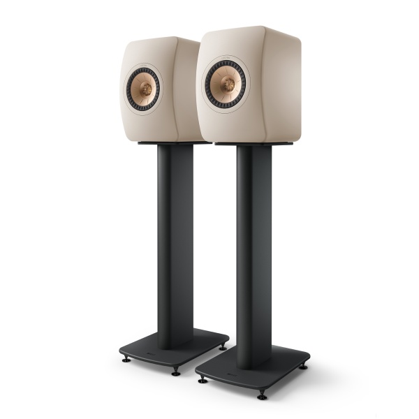 LS50Meta Sand Shell Pair on stand 1
